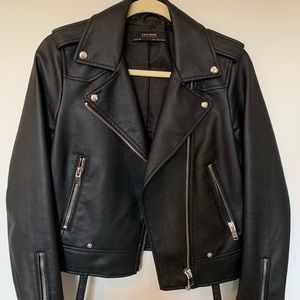 Zara leather jacket